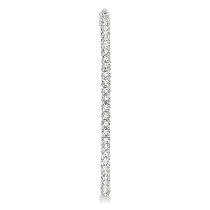 Inside-Out Diamond Hoop Earrings