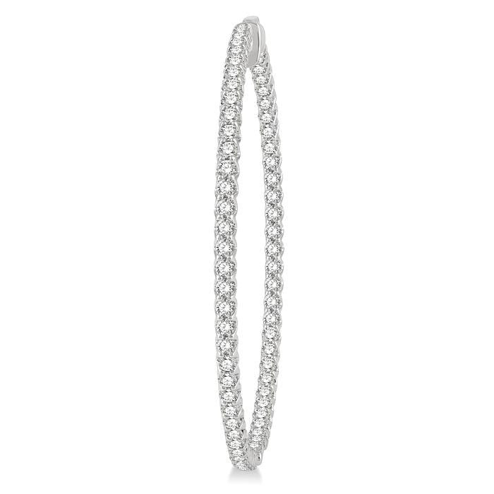 Inside-Out Diamond Hoop Earrings