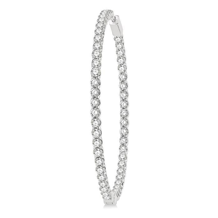 Inside-Out Diamond Hoop Earrings