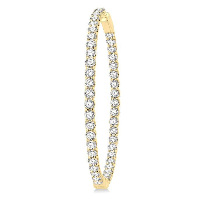 AeCelCa 14K White Gold Diamond Earrings