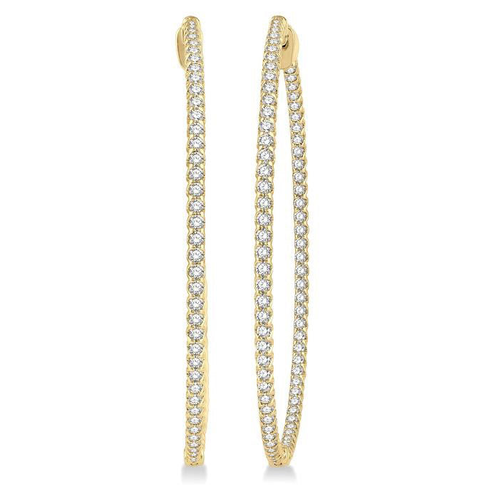 ZenVerVal 14K White Gold Diamond Earrings