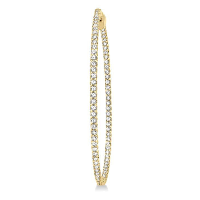 ZenVerVal 14K White Gold Diamond Earrings