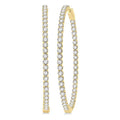 Inside-Out Diamond Hoop Earrings