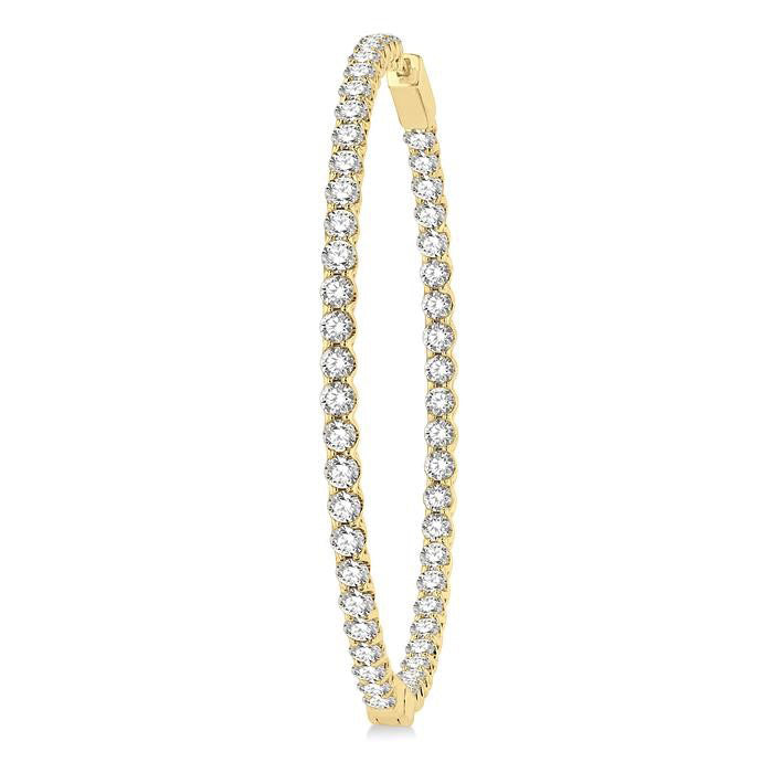 Inside-Out Diamond Hoop Earrings