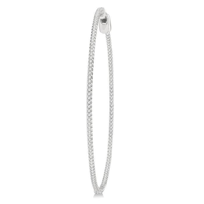 Inside-Out Diamond Hoop Earrings