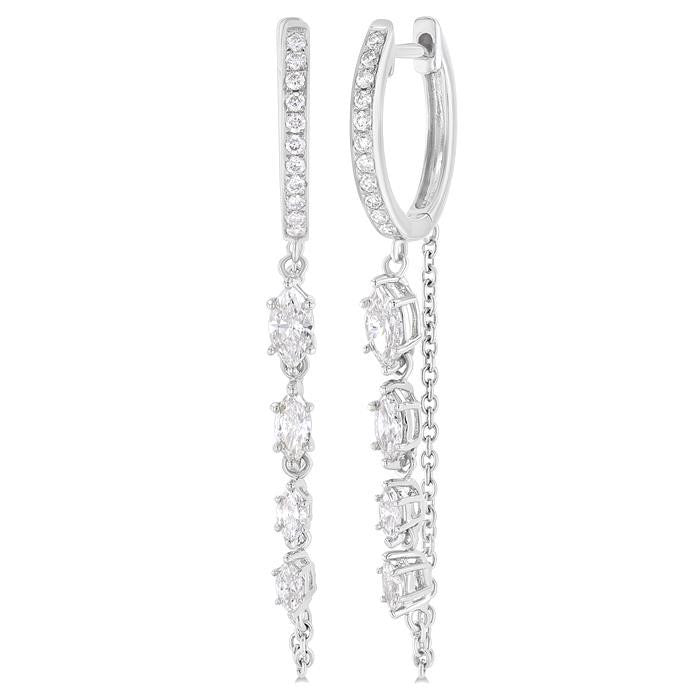 Journey Diamond Fashion Chain Earrings
