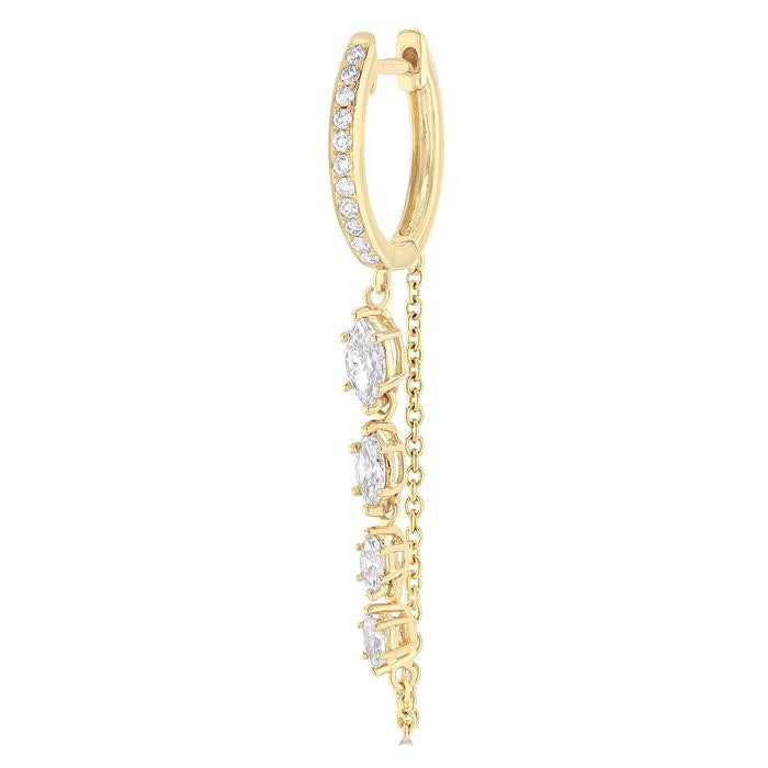 Journey Diamond Fashion Chain Earrings