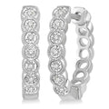 Diamond Hoop Earrings