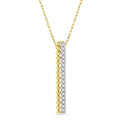 Tivoli Lyric Vertical Bar Diamond Pendant