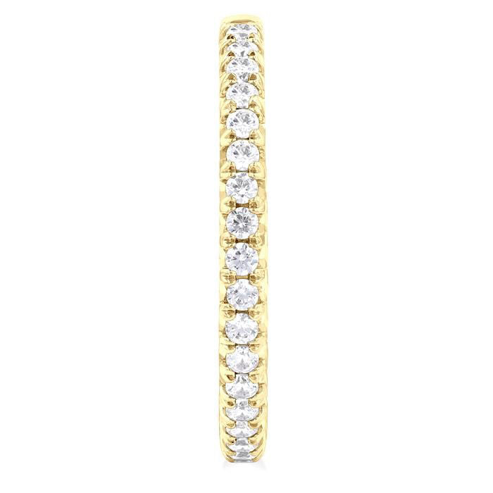 Inside-Out Diamond Half Hoop Earrings