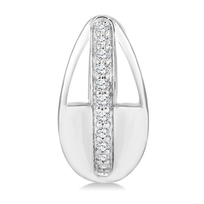 Bold Diamond Fashion Hoop Earrings