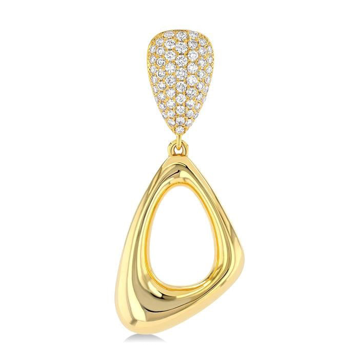 Drop Diamond Fashion Earrings