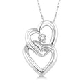 Gaia  Twin Heart Shape Diamond Fashion Pendant