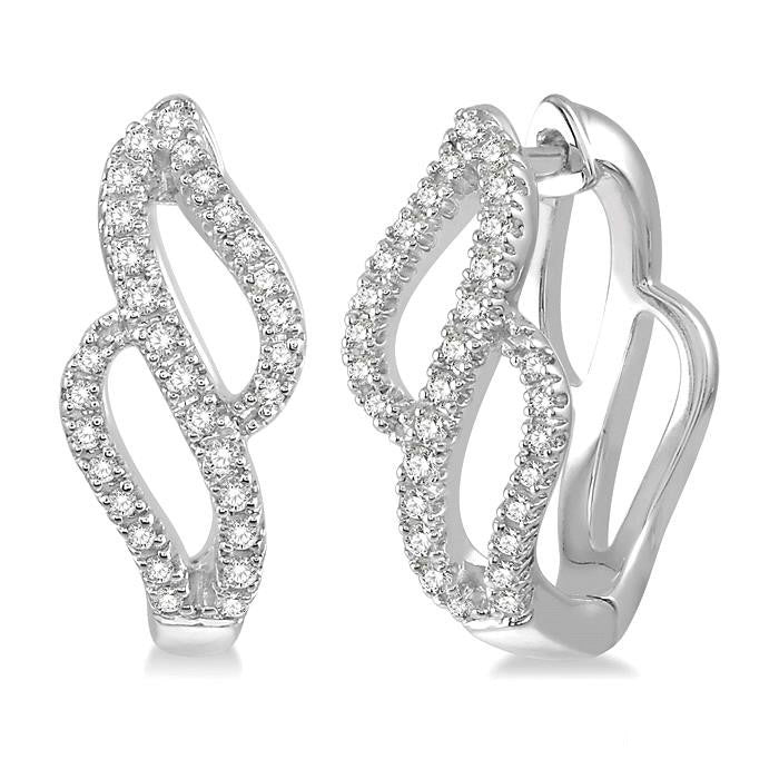 Diamond Hoop Fashion Earrings