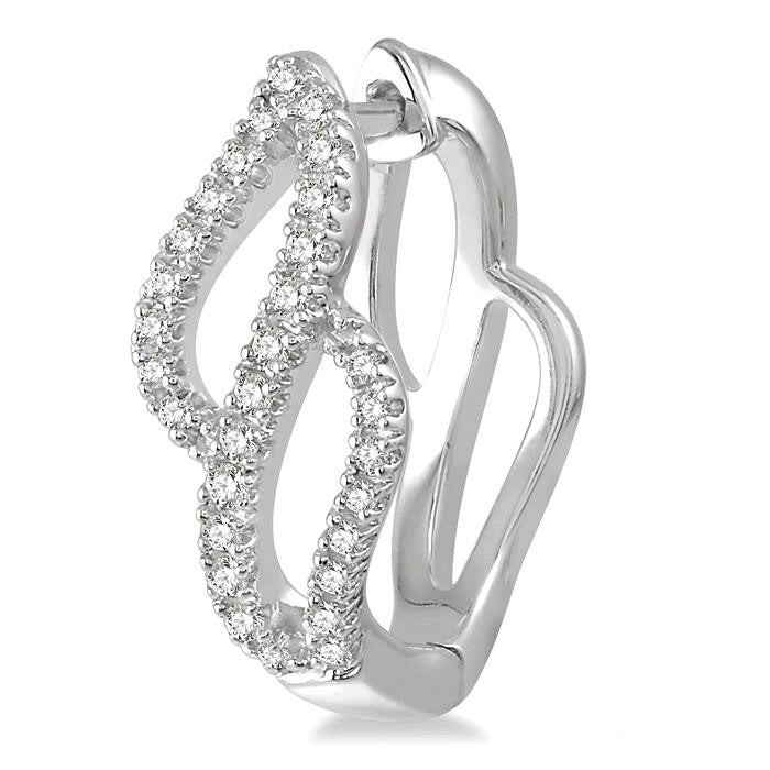 Diamond Hoop Fashion Earrings