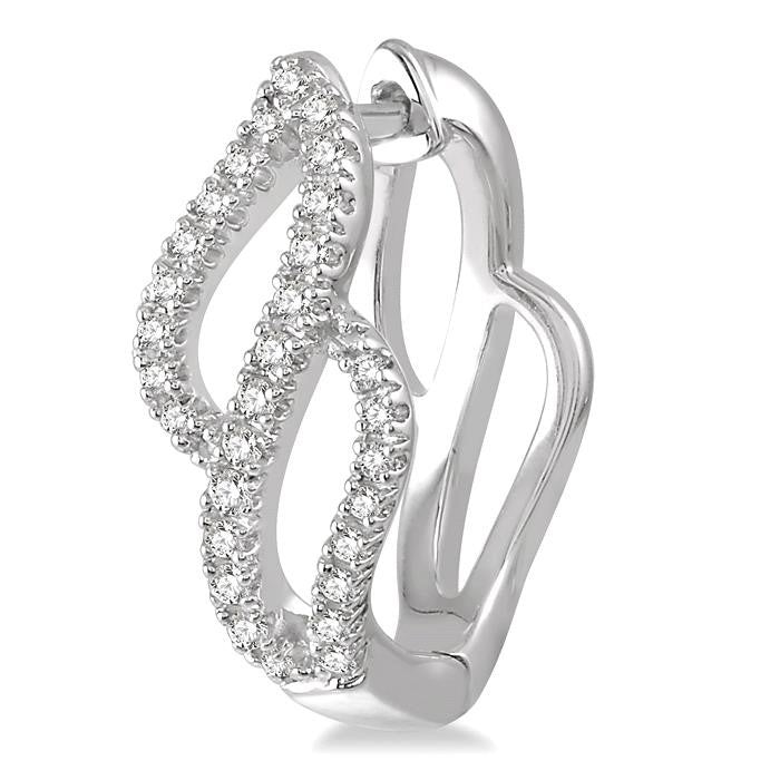Diamond Hoop Fashion Earrings