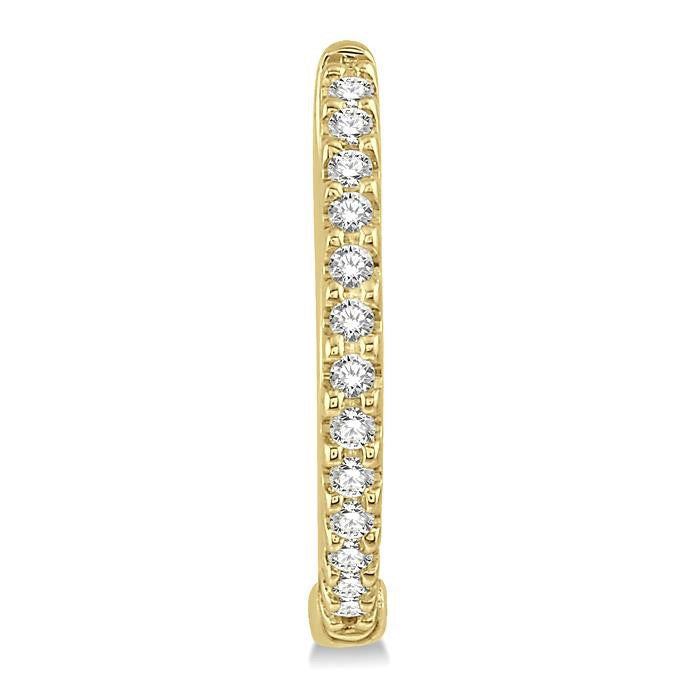 Diamond Hoop Earrings