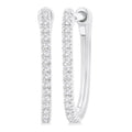 Diamond Hoop Earrings