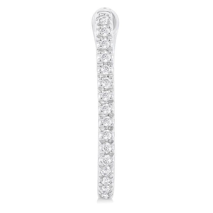 Diamond Hoop Earrings