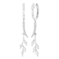 Leaf Diamond Fashion Earrings