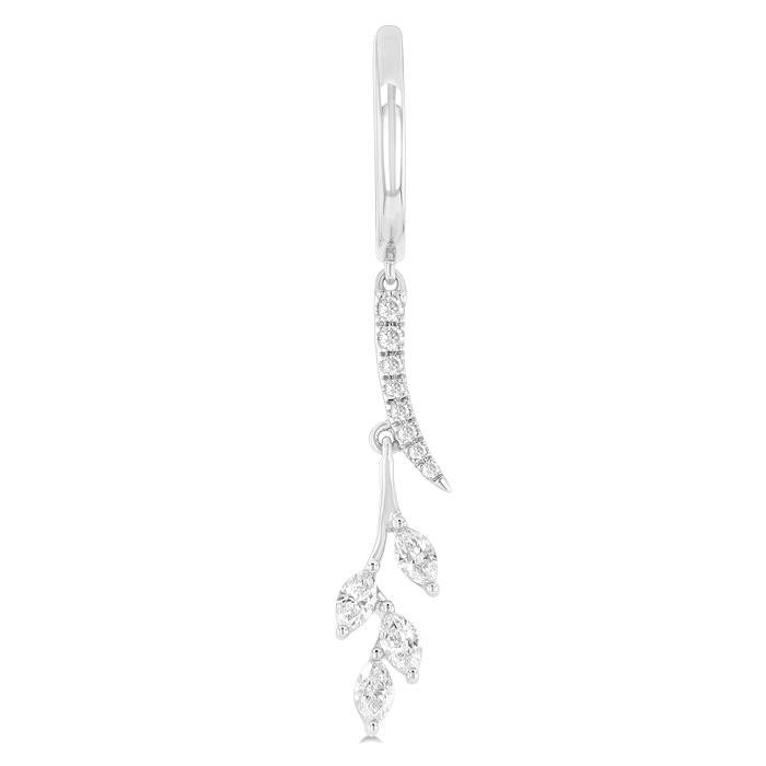 Leaf Diamond Fashion Earrings