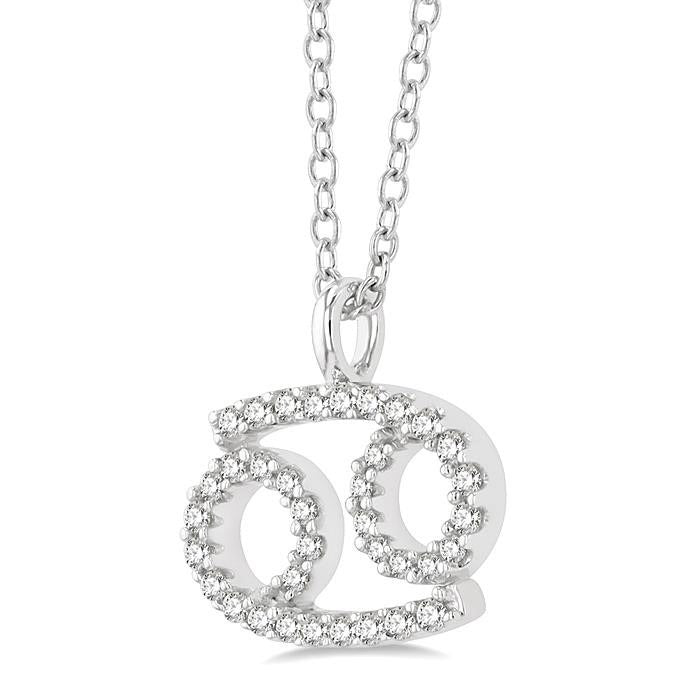 Valora Seraph Cancer Zodiac Diamond Pendant