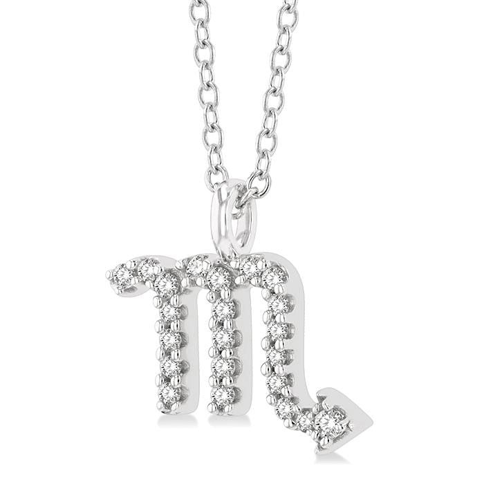 Atlas Artemis Scorpio Zodiac Diamond Pendant