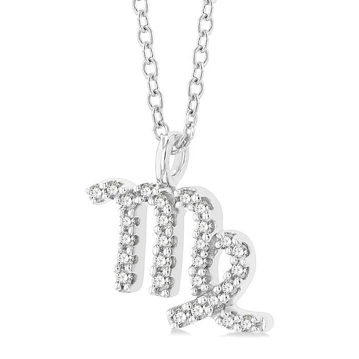 Isolde Couture Virgo Zodiac Diamond Pendant