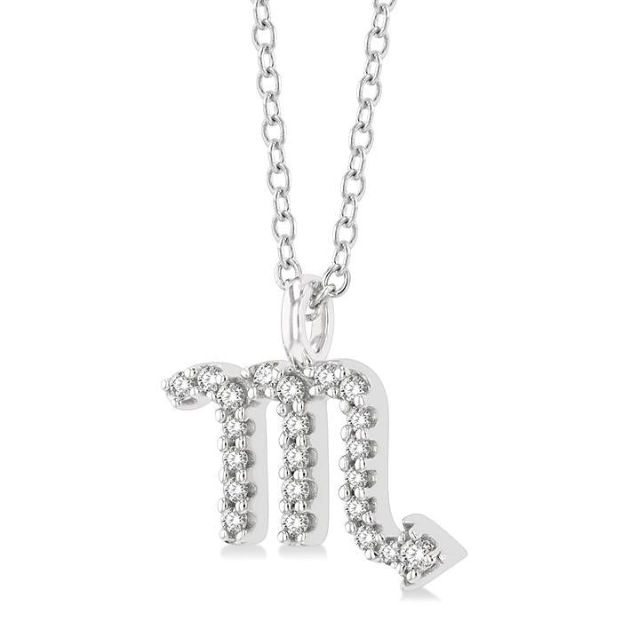 Blossom Grandeur Scorpio Zodiac Diamond Pendant