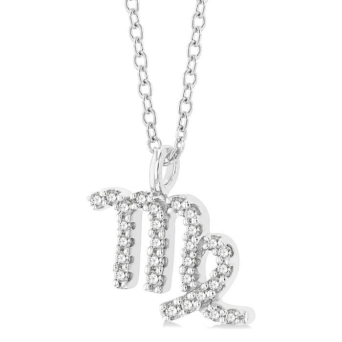 Starling Fen Virgo Zodiac Diamond Pendant