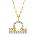 Wren Rill Libra Zodiac Diamond Pendant