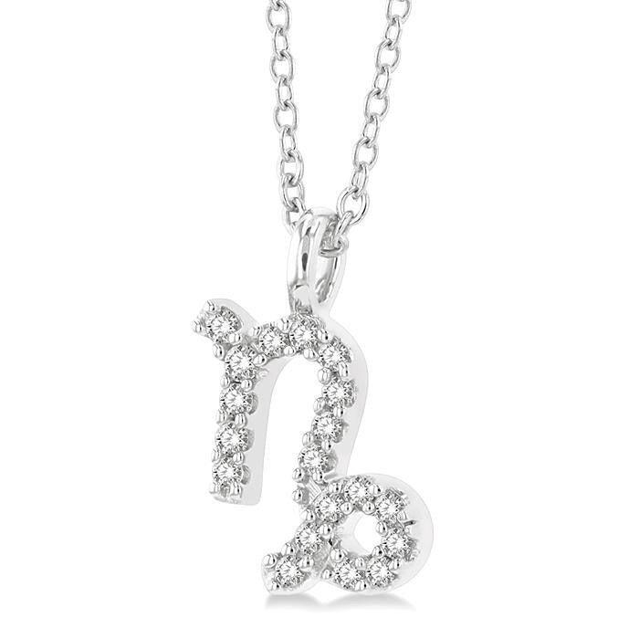 Nyx Bramble Capricorn Zodiac Diamond Pendant