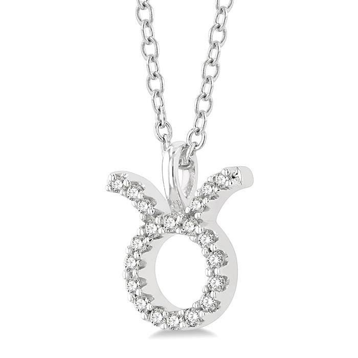 Harrier Seraph Taurus Zodiac Diamond Pendant
