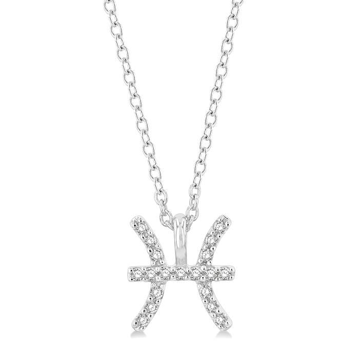 Couture Aster Pisces Zodiac Diamond Pendant