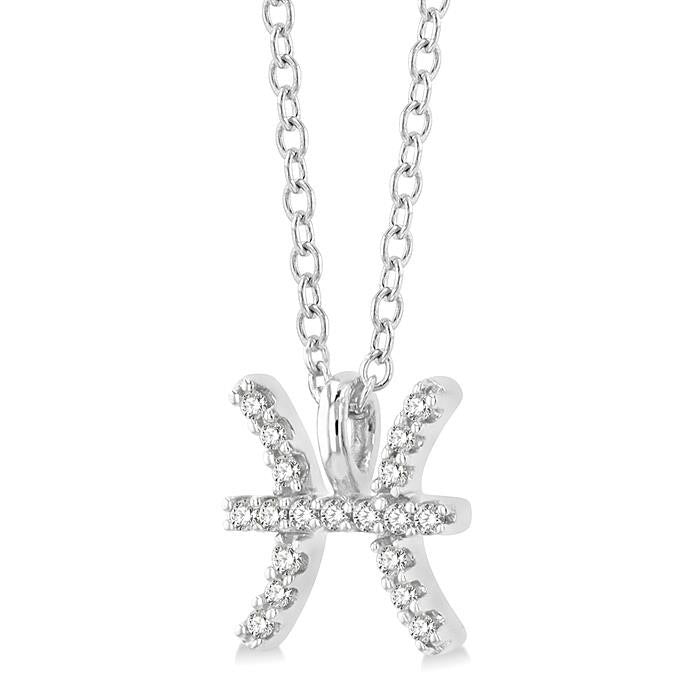 Couture Aster Pisces Zodiac Diamond Pendant
