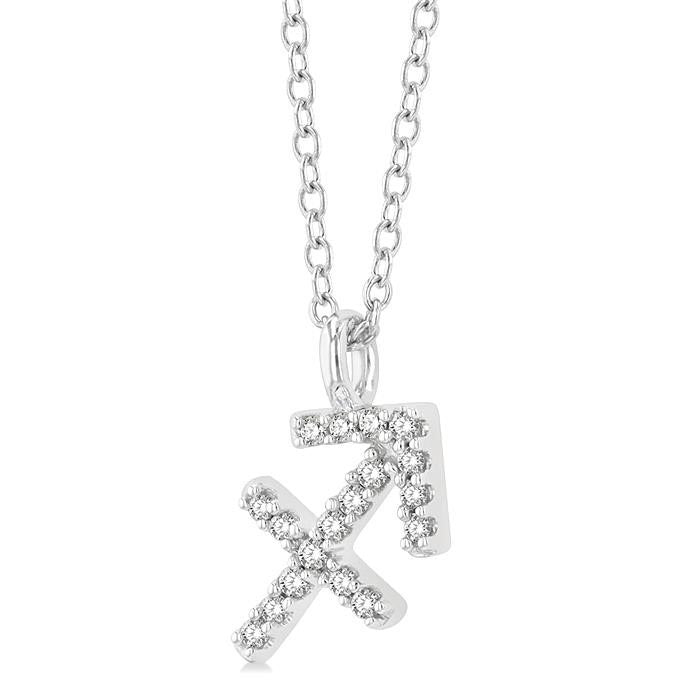 Gala Orion Sagittarius Zodiac Diamond Pendant
