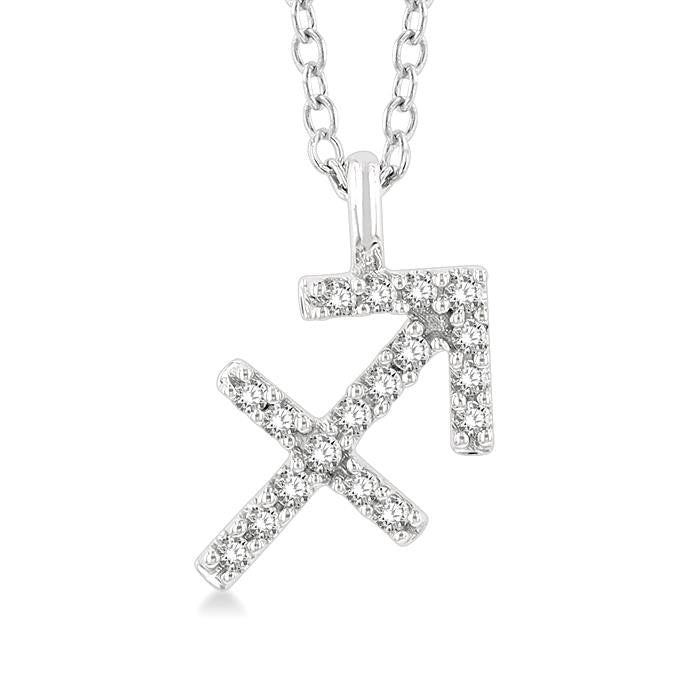 Gala Orion Sagittarius Zodiac Diamond Pendant