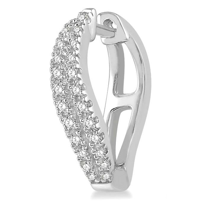 Diamond Hoop Fashion Earrings