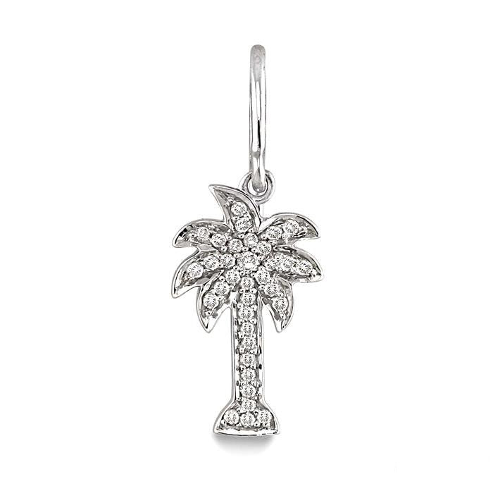 PALM TREE DIAMOND EARRINGS