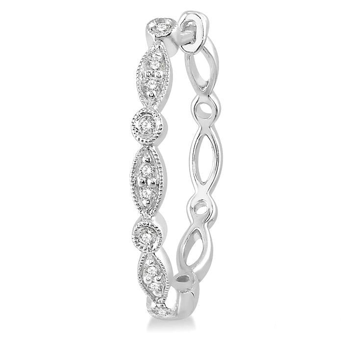 Diamond Hoop Earrings
