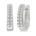 Petite Diamond Huggie Fashion Earrings