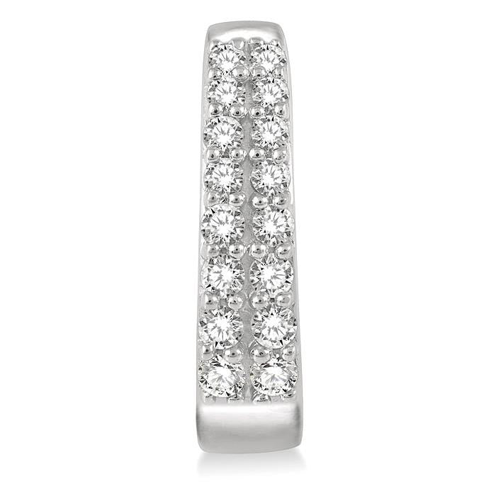 Petite Diamond Huggie Fashion Earrings