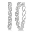 Diamond Hoop Fashion Earrings