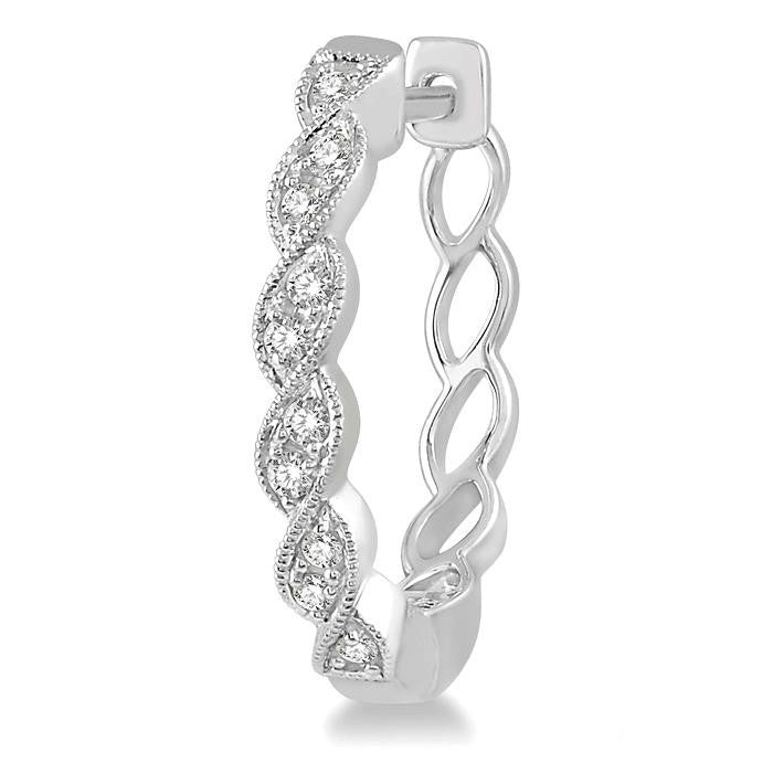 Diamond Hoop Fashion Earrings