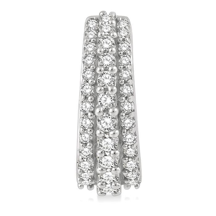 Diamond Petite Huggie Earrings