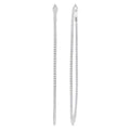 Inside-Out Diamond Skinny Hoop Earrings