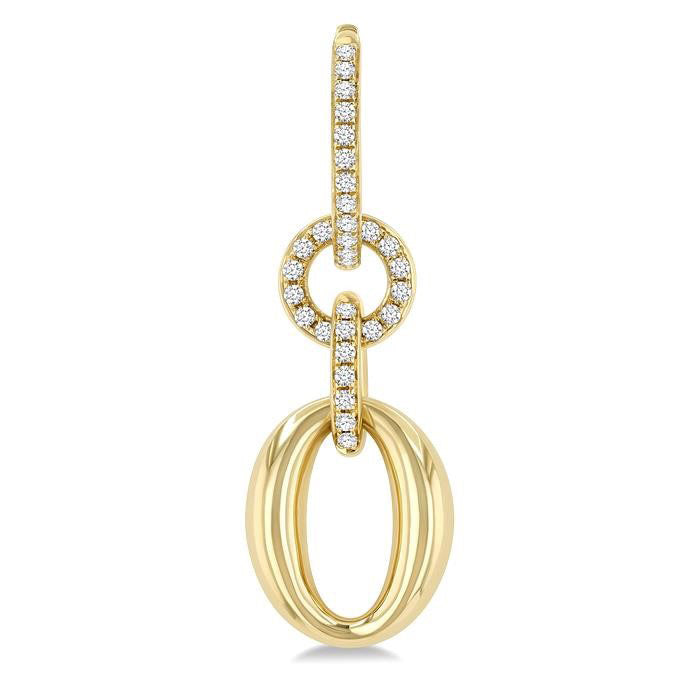 Drop Diamond Fashion Earrings