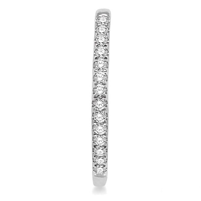 Diamond Hoop Earrings