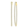 Inside-Out Diamond Hoop Earrings