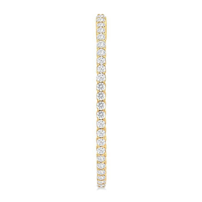 Inside-Out Diamond Hoop Earrings